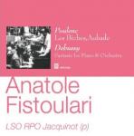 Les biches Aubade Francis Poulenc, comp Fantaisie for piano & orchestra Debussy, comp. LSO & RPO, orch. Anatole Fistoulari, dir. Jacquinot, piano