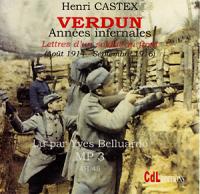 Verdun : années infernales : lettres d'un soldat au front ( août 1914-septembre 1916) | Castex, Henri. Auteur