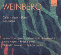 Concertos Moisey Weinberg, comp. Mstislav Rostropovich, violoncelle Alexander Korneyev, flûte Leonid Kogan, violon.... [et al.]
