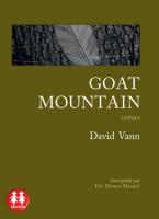 Goat mountain | Vann, David. Auteur