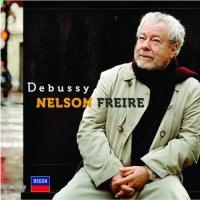 Préludes Livre I D'un cahier d'esquisses Children's corner Clair de lune Debussy, comp. Nelson Freire, piano