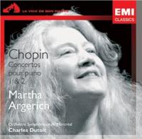 Concertos pour piano 1 & 2 Frédéric Chopin, comp. Martha Argerich, piano Orchestre symphonique de Montréal Charles Dutoit, direction