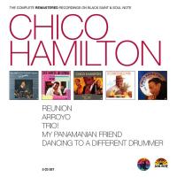 Reunion. Arroyo. Trio !... [etc.] | Chico Hamilton (1921-2013). Musicien. Batterie. Musicien. Percussion. Chanteur