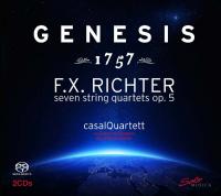 Genesis 1757 : seven string quartets op. 5 | Franz Xaver Richter (1709-1789). Compositeur