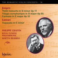 The Romantic Violin Concerto. 18, Jongen  ; Lazzari | Joseph Jongen (1873-1953). Compositeur