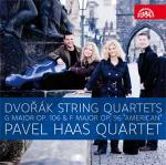 String quartets G major op. 106 & F major op. 96 "American" Dvořák, comp. Pavel Haas quartet, quatuor à cordes