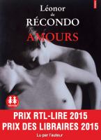 Amours | Léonor de Récondo (1976-....). Auteur