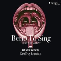 Berio to sing / Luciano Berio, comp. | Berio, Luciano (1925-2003) - compositeur italien. Compositeur