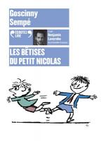 bêtises du petit Nicolas (Les) | René Goscinny