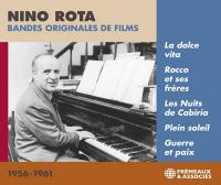 Bandes originales de films 1956-1961 / Nino Rota, comp. | Rota, Nino (1911-1979) - chef d'orchestre et compositeur italien. Compositeur