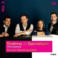 Brahms & Gernsheim. vol. 2 : piano quartets | Johannes Brahms (1833-1897). Compositeur