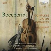 Complete violin sonatas. vol. 1 | Luigi Boccherini (1743-1805). Compositeur
