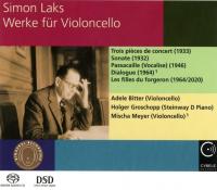 Werke für Violoncello / Simon Laks, comp. | Laks, Szymon (1901-1983) - compositeur, violoniste polonais. Compositeur