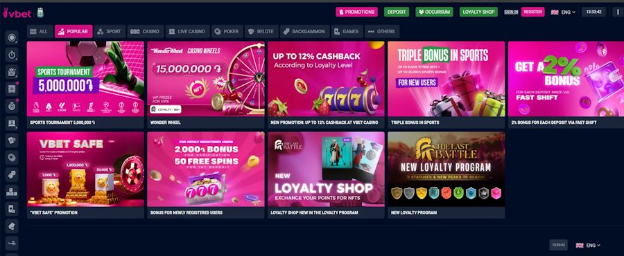 vbet - casino francais